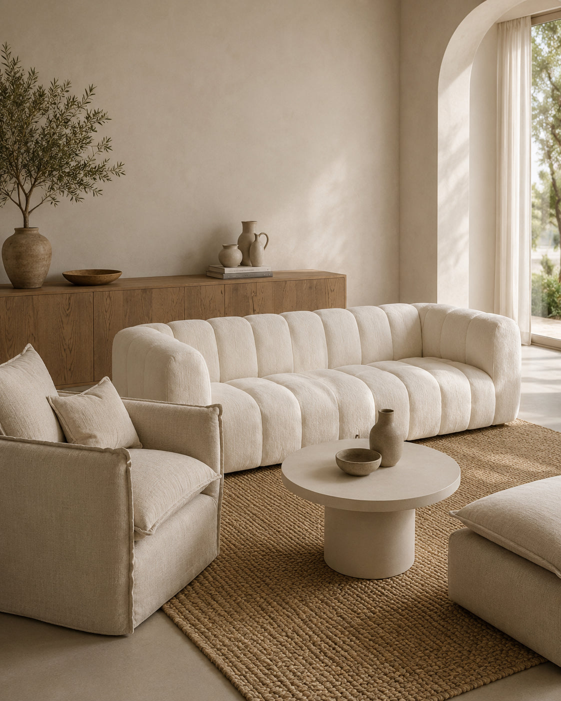 Salón Brisa Home & Design — ambiente natural mediterráneo